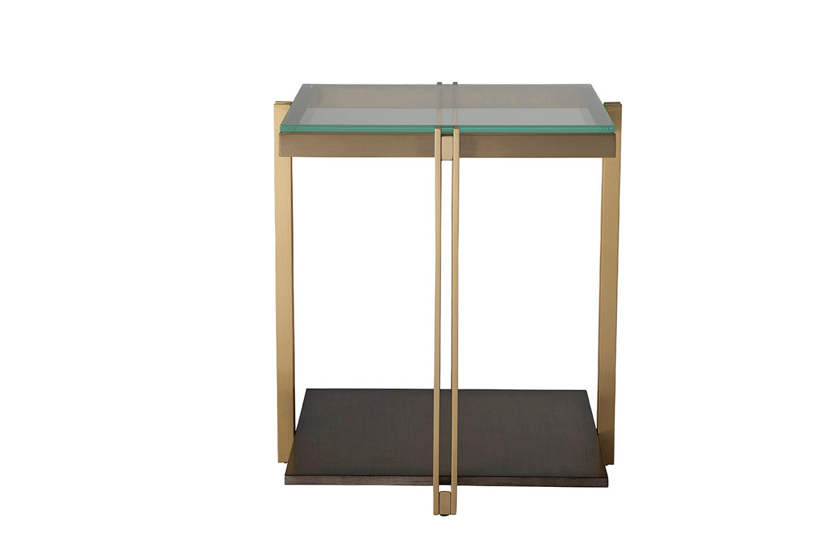 Apex Side Table Satin Brass – Belle Meade Signature