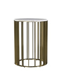 Madison Side Table With Stone Top