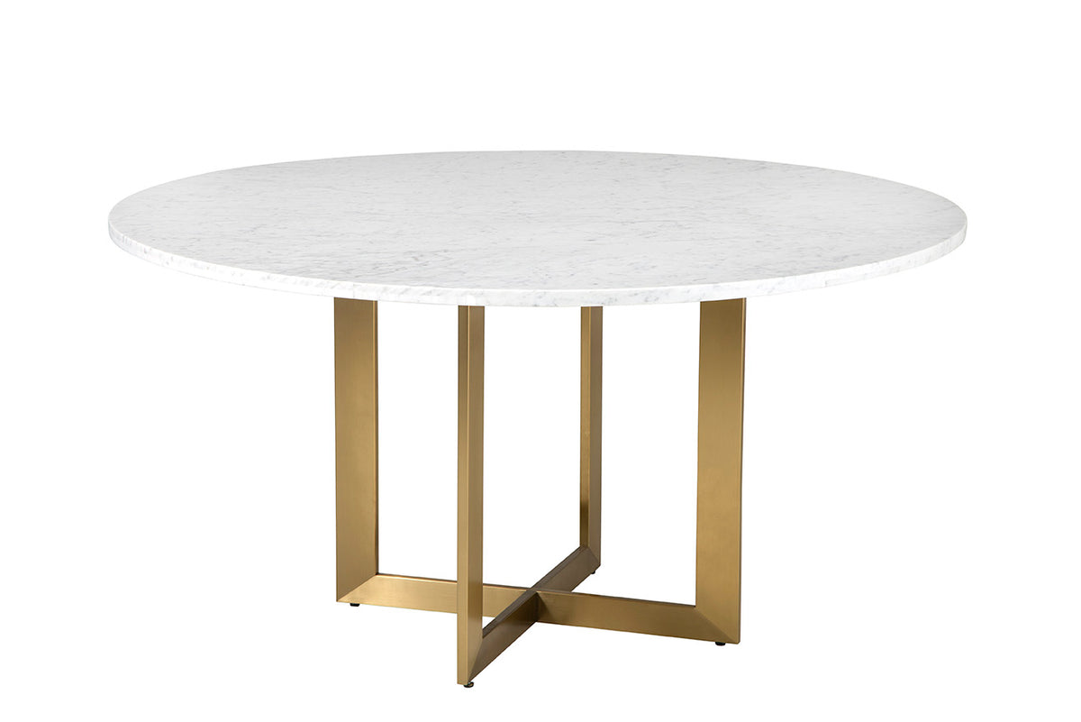 Addison Marble 60" Dining Table Belle Meade Signature